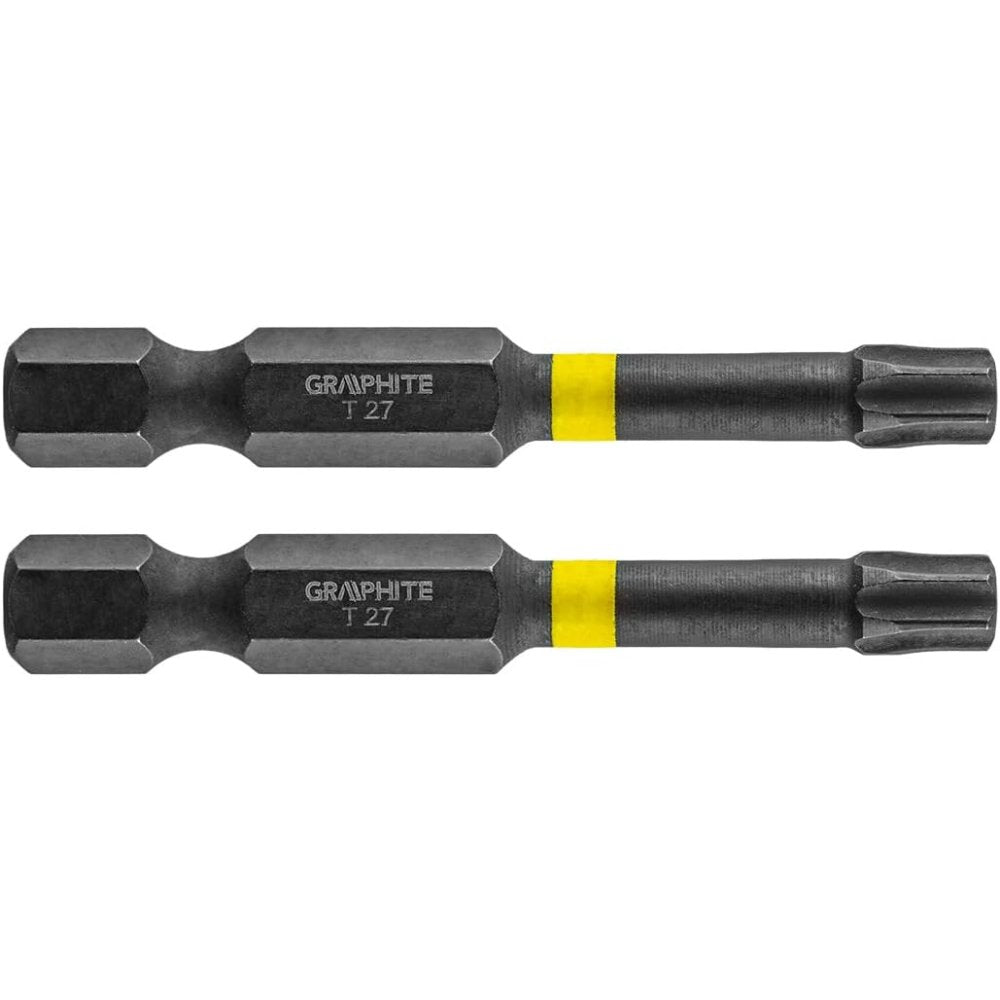 Topex 56h527 inserti ad impatto o tx27 x 50 mm, 2 pz ds