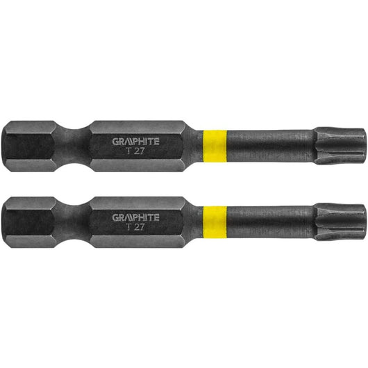 Topex 56h527 inserti ad impatto o tx27 x 50 mm, 2 pz ds