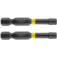 Topex 56h528 inserti ad impatto o tx30 x 50 mm, 2 pz