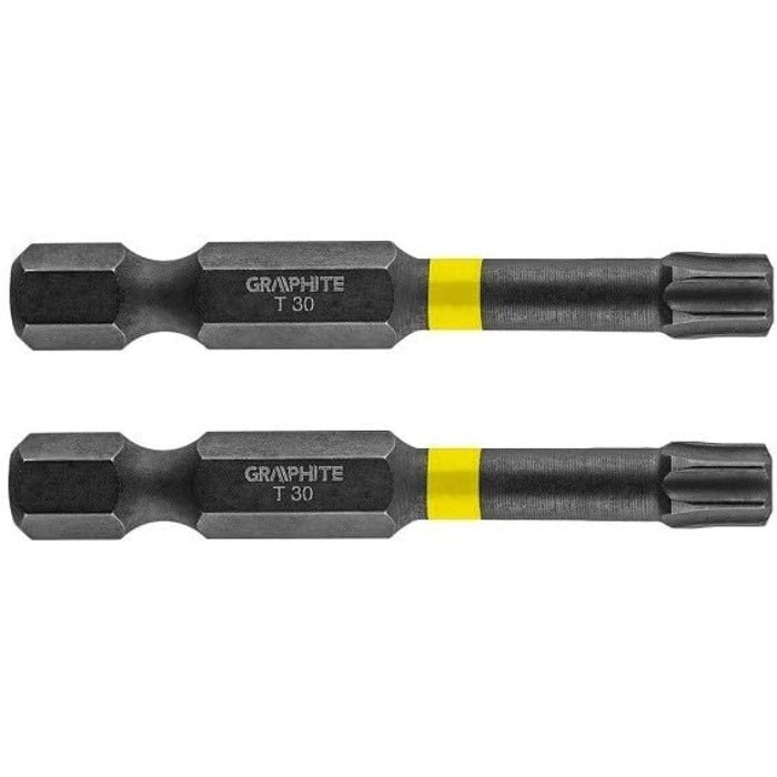 Topex 56h528 inserti ad impatto o tx30 x 50 mm, 2 pz