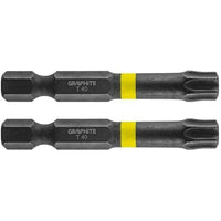 Topex 56h529 inserti ad impatto o tx40 x 50 mm, 2 pz ds