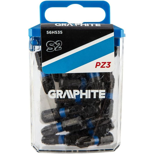 Topex 56h535 inserti ad impatto o pz3 x 25 mm, 20 pz ds