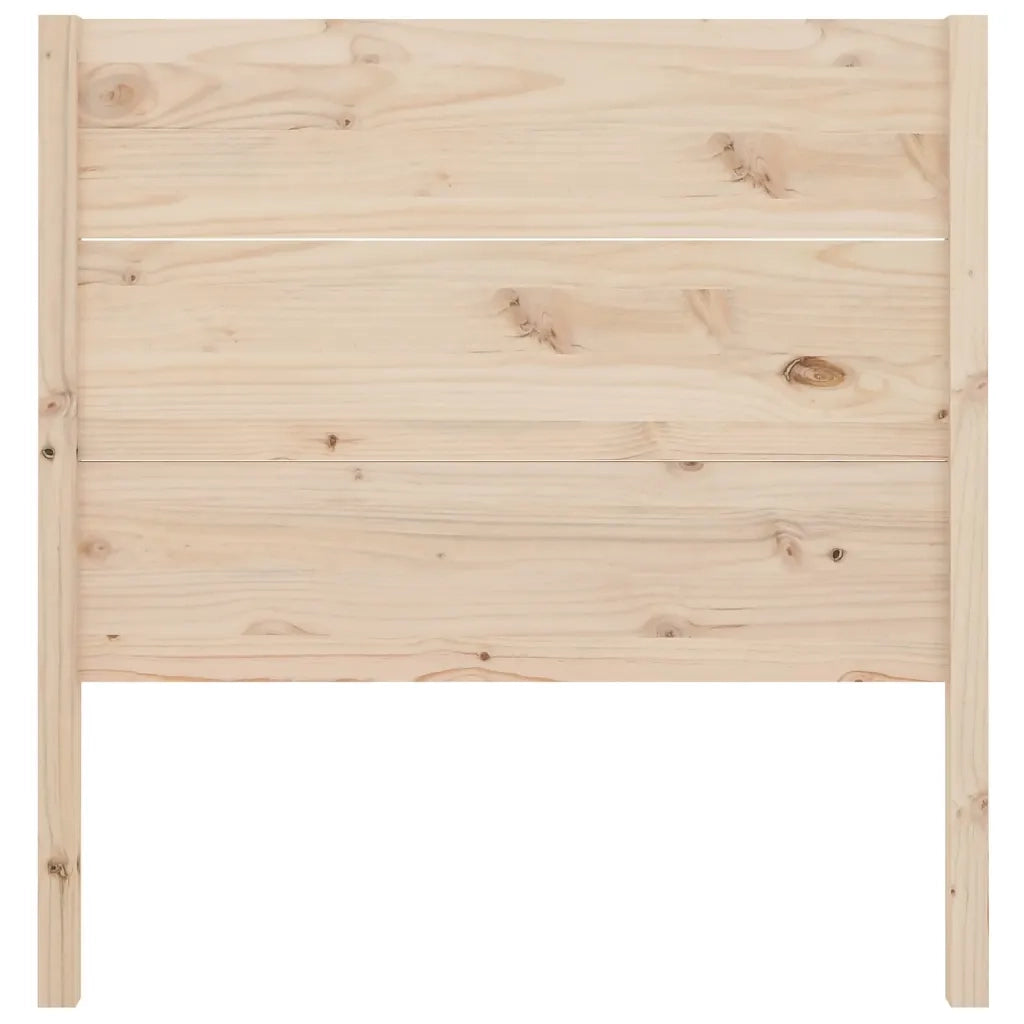 Testiera per Letto 81x4x100 cm in Legno Massello di Pino