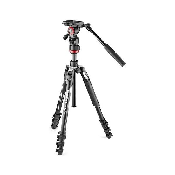 Manfrotto mvkbfrl-live treppiede fotocamere digitali/film 3 gamba/gambe nero, argento - MVKBFRL LIVE