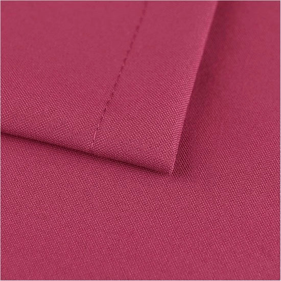 Tappeto per tavolo, set di tovaglie per tavolo, tovaglie per tavolo, resistente ai graffi, decorazione per tavolo in poliestere per soggiorno, sala da pranzo, balcone, giardino (rosa scuro, 120 x 160 cm)