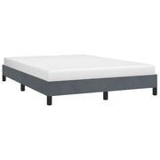 Struttura letto senza Materasso Grigio Scuro 152x203 cm matrimoniale Velluto 347010