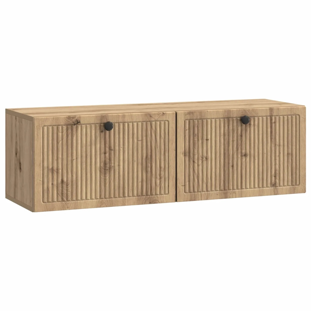 Mobile Porta TV da Muro Rovere Artigianale 98 x 31 x 30 cm 898054