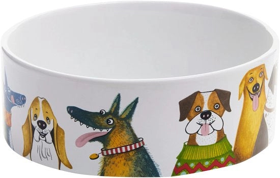 Ciotola per Cani Grande - Dal Gioco al Mucchi Mucchio - Ciotola per Cibo per Cani - Ciotola per Cani Divertente - Ciotola per Cibo per Cani Bizzarra - Accessori per Cani - Ciotola per Acqua per Cani