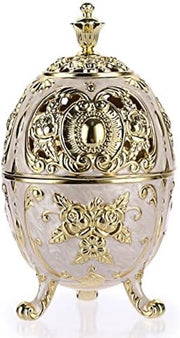 Bruciatore a forma di bollo con coperchio - Ossidiana elegante contenitore per aromaterapia