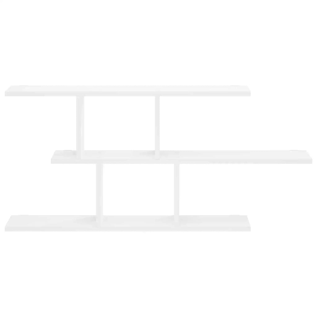 Scaffale da parete Bianco 100 x 17 x 45.5 cm Legno multistrato 8015112