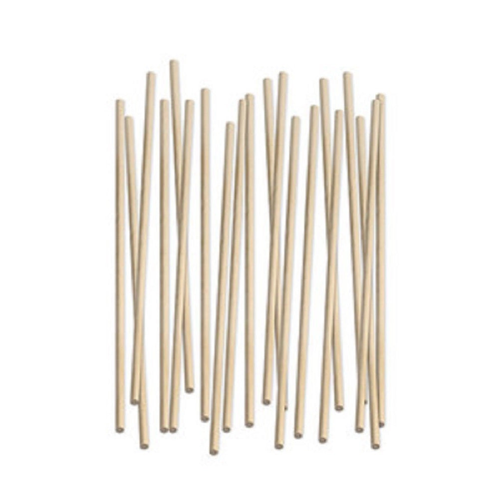 Trade Shop - 120 Bastoncini In Legno Naturale Lavoretti Attività Creative Stecchette 5x150 Mm -