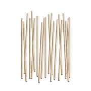 Trade Shop - 120 Bastoncini In Legno Naturale Lavoretti Attività Creative Stecchette 5x150 Mm -