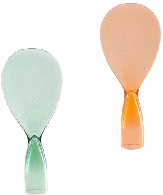 Due Spiedini Antiscivolo per Cucina in Plastica Durissima - Utilizzabili per Purè di Patate e Riso per Sushi