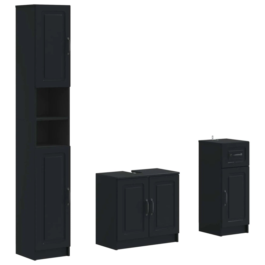 Set di armadietti da bagno in 3 pezzi UTRECHT 3417892