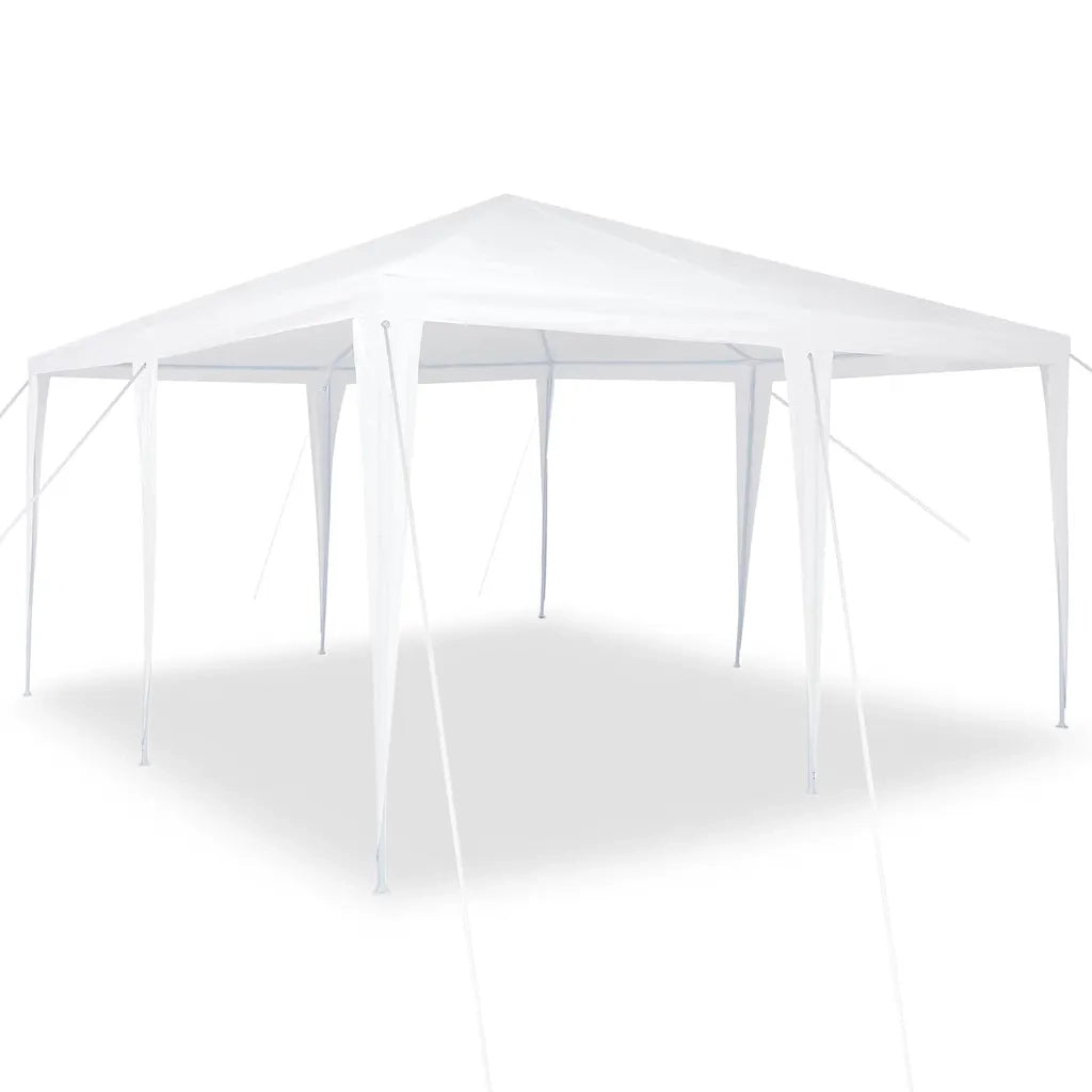 Tenda Party-Tenda da festa Bianco 400 x 400 x 266 cm Polietilene e Acciaio