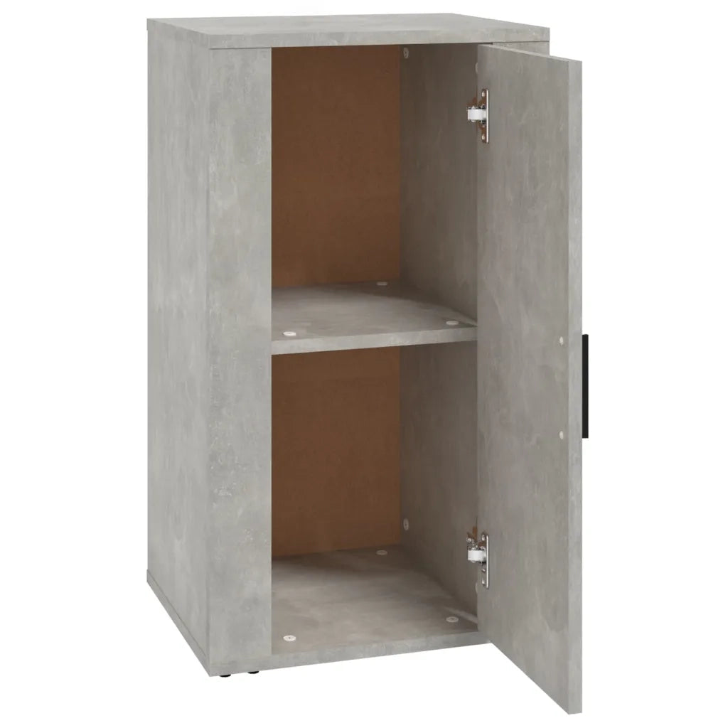 Credenza Grigio Cemento 40x33x70 cm in Legno Multistrato cod mxl 12596