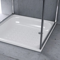 Piatto doccia 70x70 cm in acciaio bianco