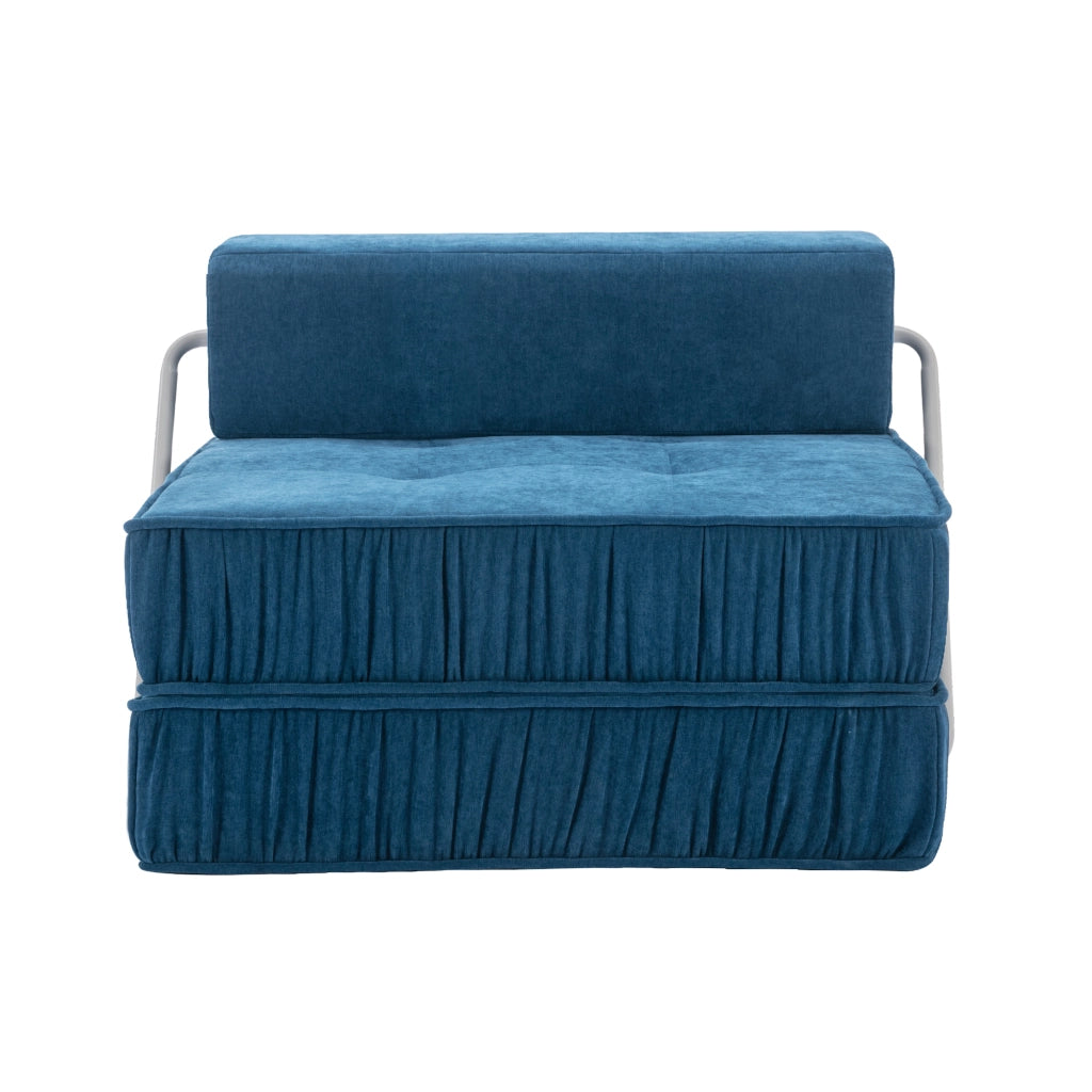 Divano letto blu - Zephmum- Convertibile in poltrona per soggiorno