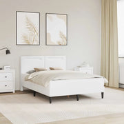 Struttura del letto con testiera Bianco 120 x 200 cm Similpelle 42028020