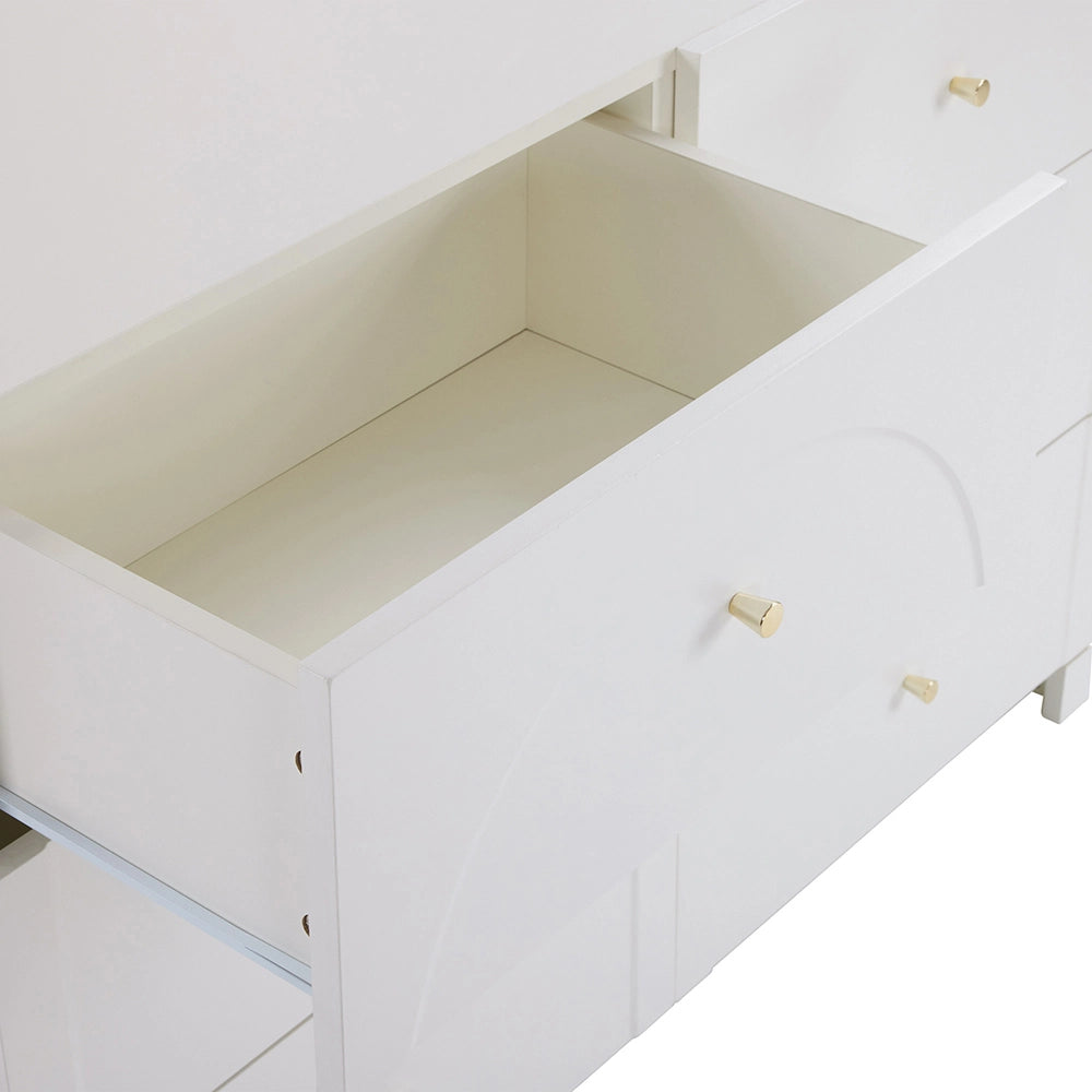 Com?? - Xylo - 120x40x82cm bianco per soggiorno/camera