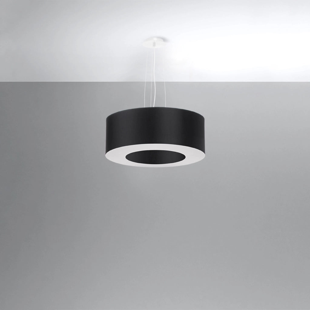 Lampada a sospensione tonda nera Ø50 5xE27 JOVIAN Pure Lume