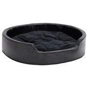Cuccia per cani 79 x 70 x 19 cm Peluche e similpelle nera 02_0043215