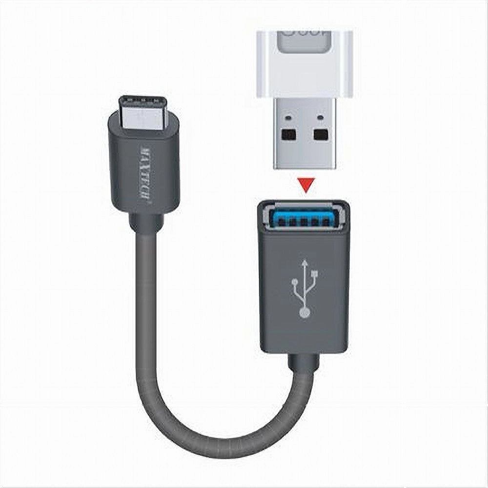 Trade Shop - Adattatore Type-c Maschio A Usb-a 2.0 Femmina Ricarica Trasmissione Dati Otg-c03 -