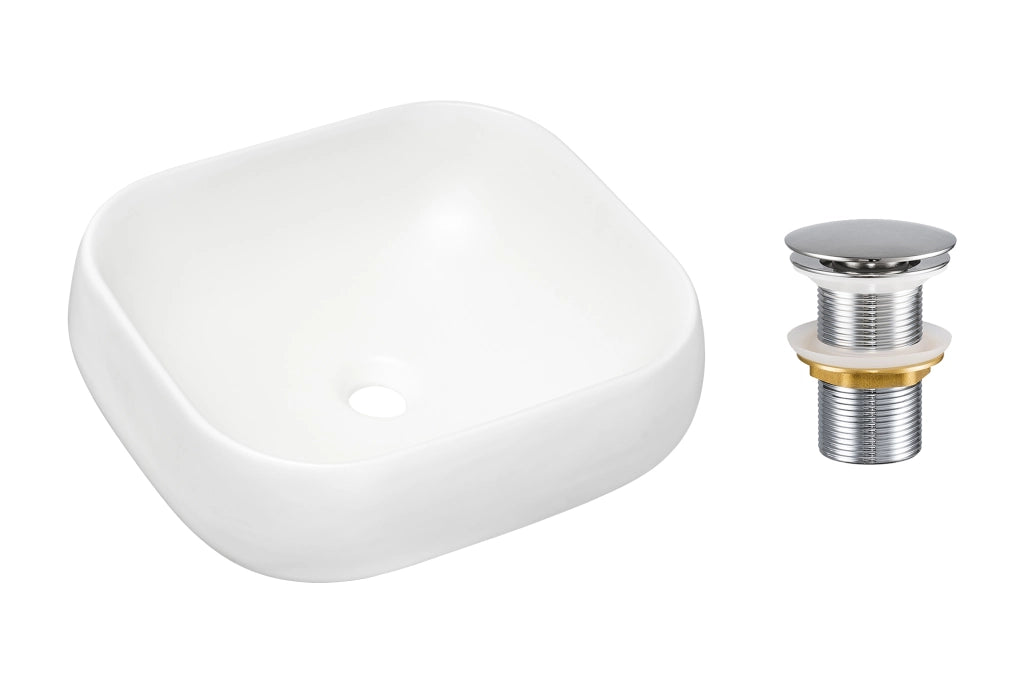 Set lavabo con tappo click-clack Lavabi da appoggio 45 x 1401 x 40 cm