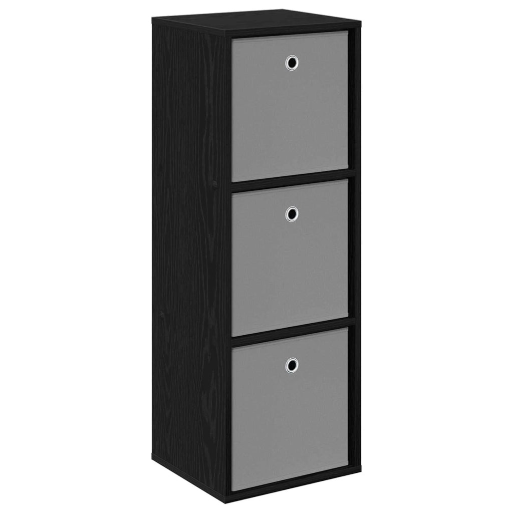 Credenza con cassetto Rovere Nero 35 x 32 x 99,5 cm 8000565
