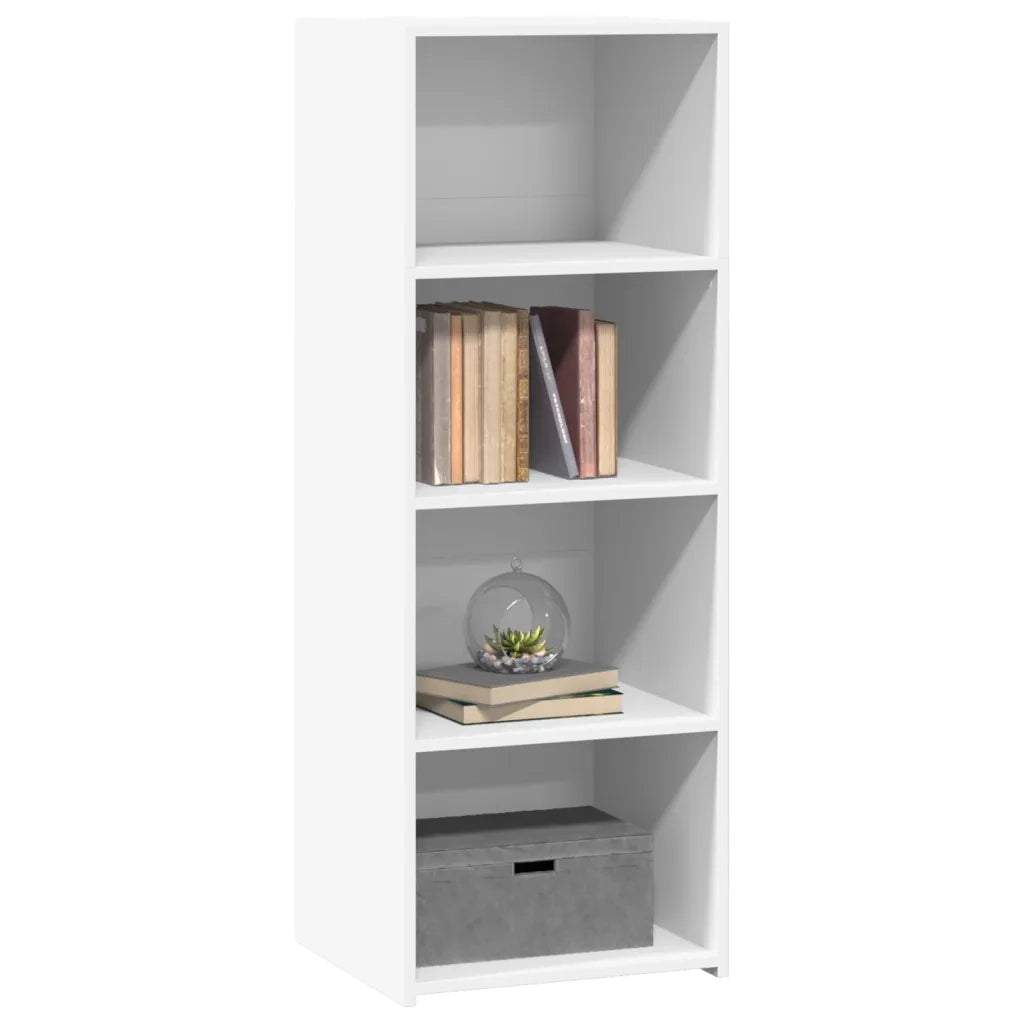 vidaXL Credenza Bianca 45x41x124cm in Legno Multistrato