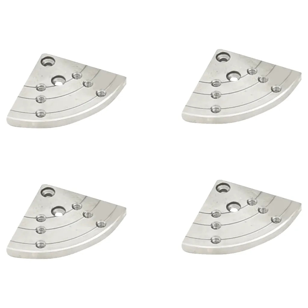 Set di Mandrini in Legno Autocentranti in Acciaio per 95 mm 147834