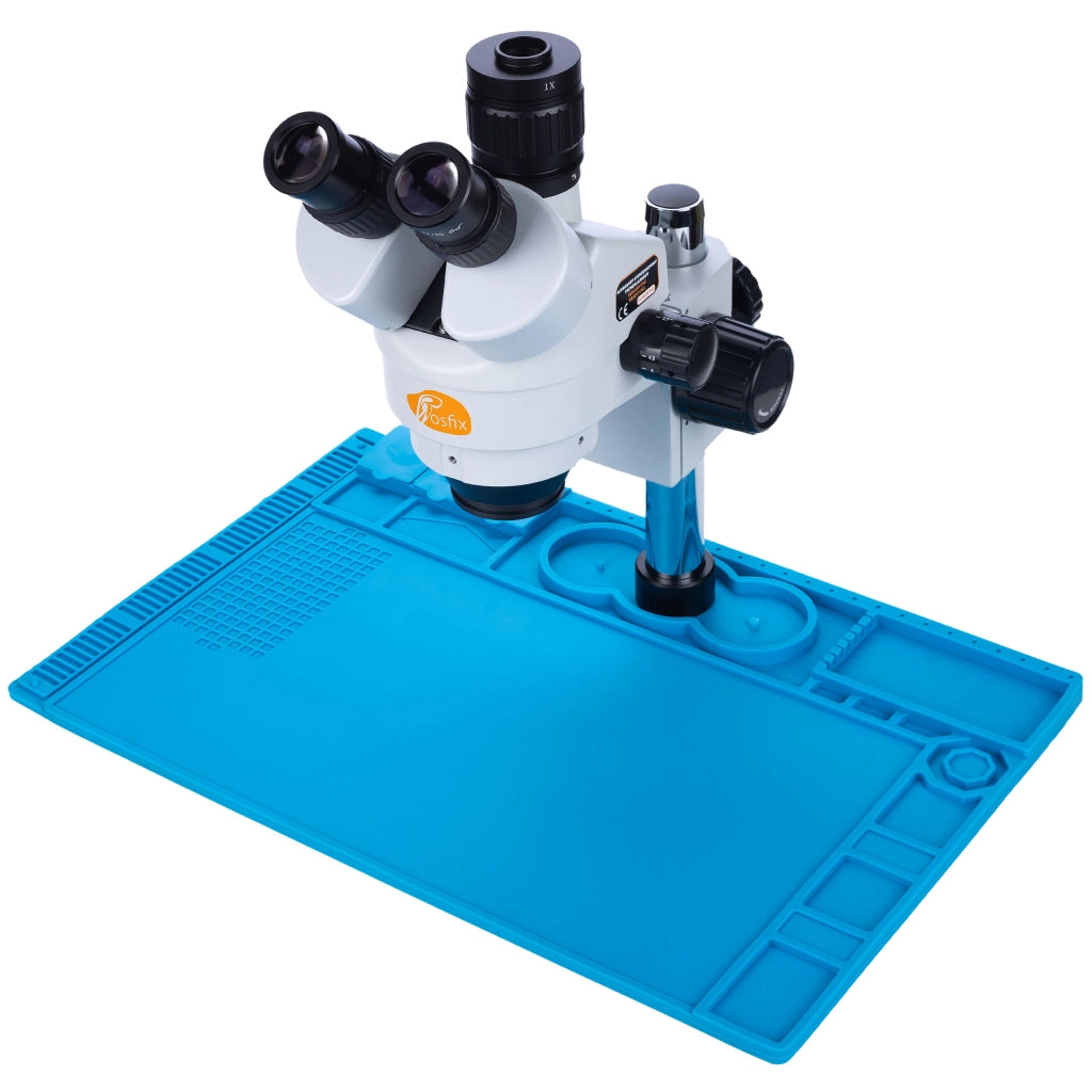 Tappetino in Silicone Antistatica 480x320mm – Resistenza Alta Temperatura 500°C | Base Magnetica e Metallica