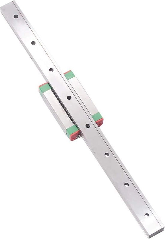 Guida a rail lineare miniatura 100-350mm con blocco di trasporto per stampanti 3D e macchine CNC