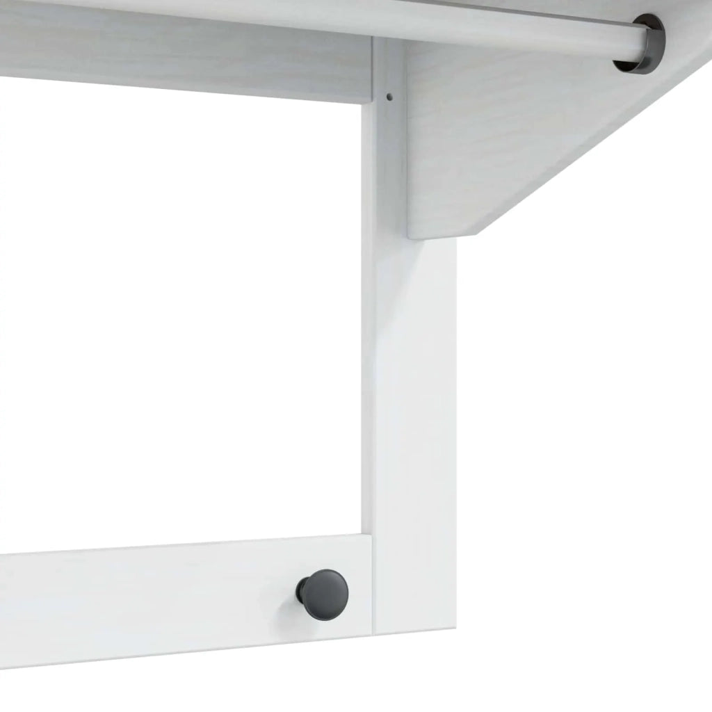 Appendiabiti HILL Bianco e marrone miele 90 x 35 x 41,5 cm CFW6557978