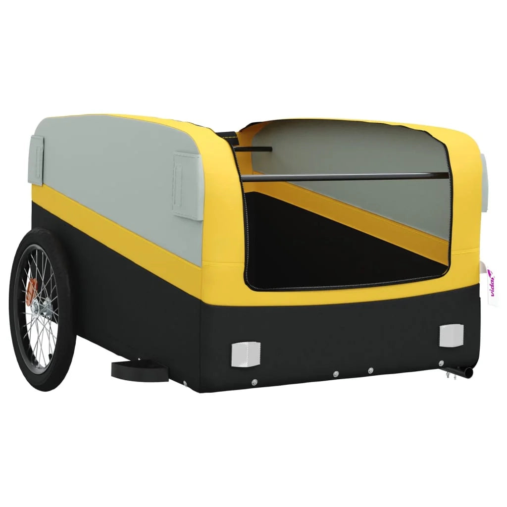 Rimorchio per trasporto biciclette 45 kg ferro giallo 02_0044149