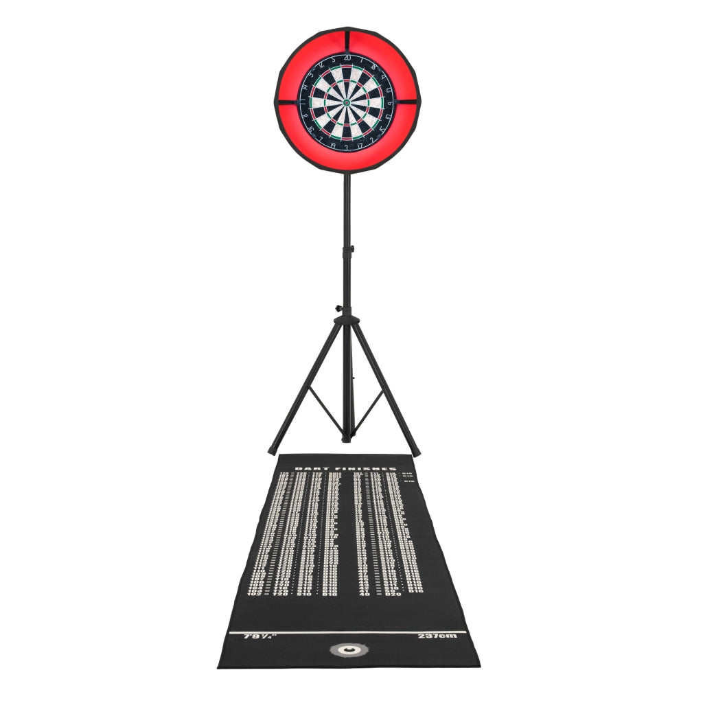 Tavolo Multi Gioco 7-in-1 7ft (213 cm) Effetto Rovere con Freccette LED
