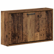 Mobiletto per Scarpe da Muro HOORN 71 x 17 x 43 cm Legno antico 897293