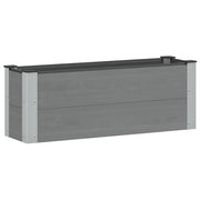 Letto rialzato da giardino Grigio 100 x 30 36 cm