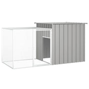 Conigliera 200 x 91 x 100 cm acciaio zincato grigio 02_0041946