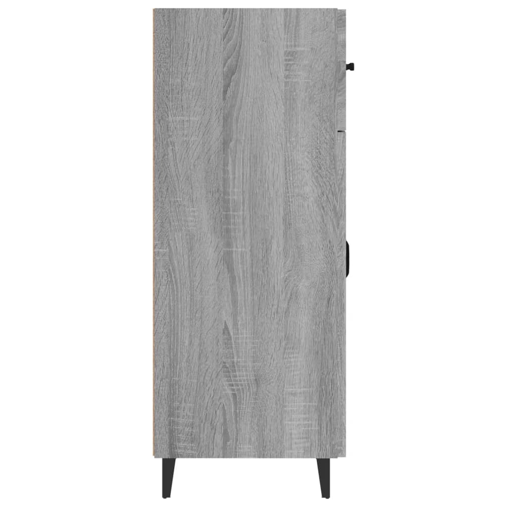 Buffet credenza cassettiera armadio mobile contenitore organizer cucina soggiorno salotto Sonoma 69,5 x 34 x 90 cm legno ingegnerizzato grigio 02_0036451