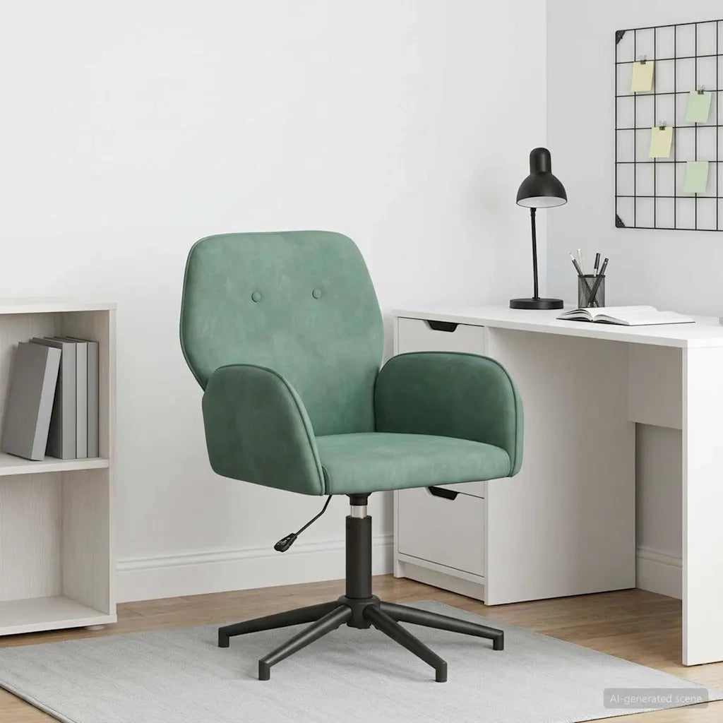 Sedia da scrivania girevole 54 x 55 x 90 cm Verde Mare 42034353