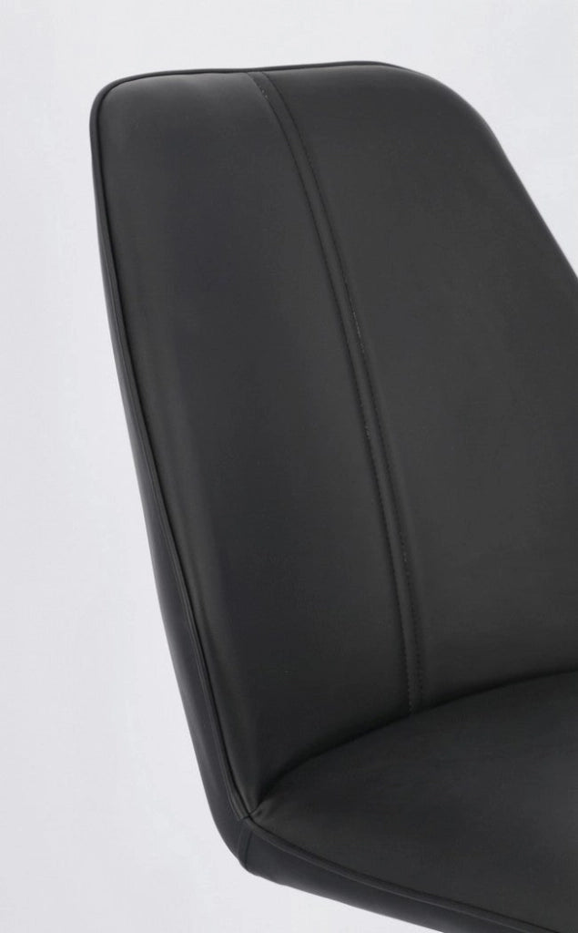 Set 4 Sedie 44x62x88h cm Maxwell Pu Nero