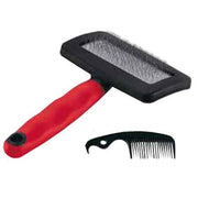 SPAZZOLA CARDATRICE PER CANI E GATTI Tg. M - cm 16x9,8x3,3h