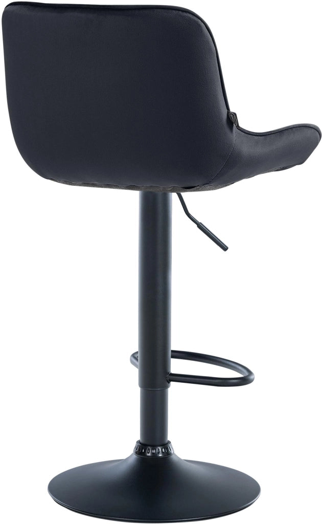 Barhocker Vonore Samt schwarz