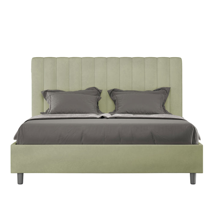 Letto Matrimoniale 160x190 cm con Rete Agueda Tè verde