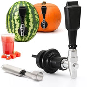 Set di Distributore di Bevande - Crea un Distributore di Bevande con Frutta - Set di Filo in Plastica - Set di Attrezzi in Acciaio Inossidabile - Ideale per Feste - Istruzioni Incluso