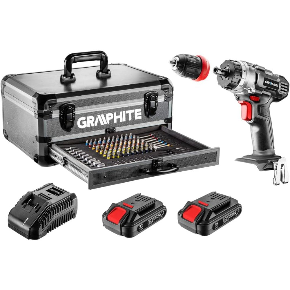 Topex 58g022-ps15 avvitatore a b eria energy+ 2x18v 2.0ah 10 mm +