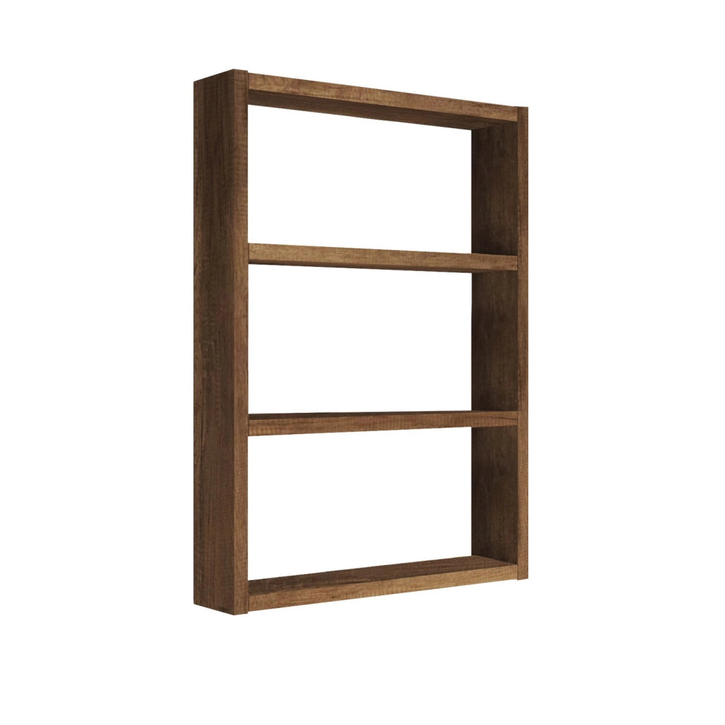 Mensola da parete in legno "PR1" - 43 x 9 x 60 cm - Noce