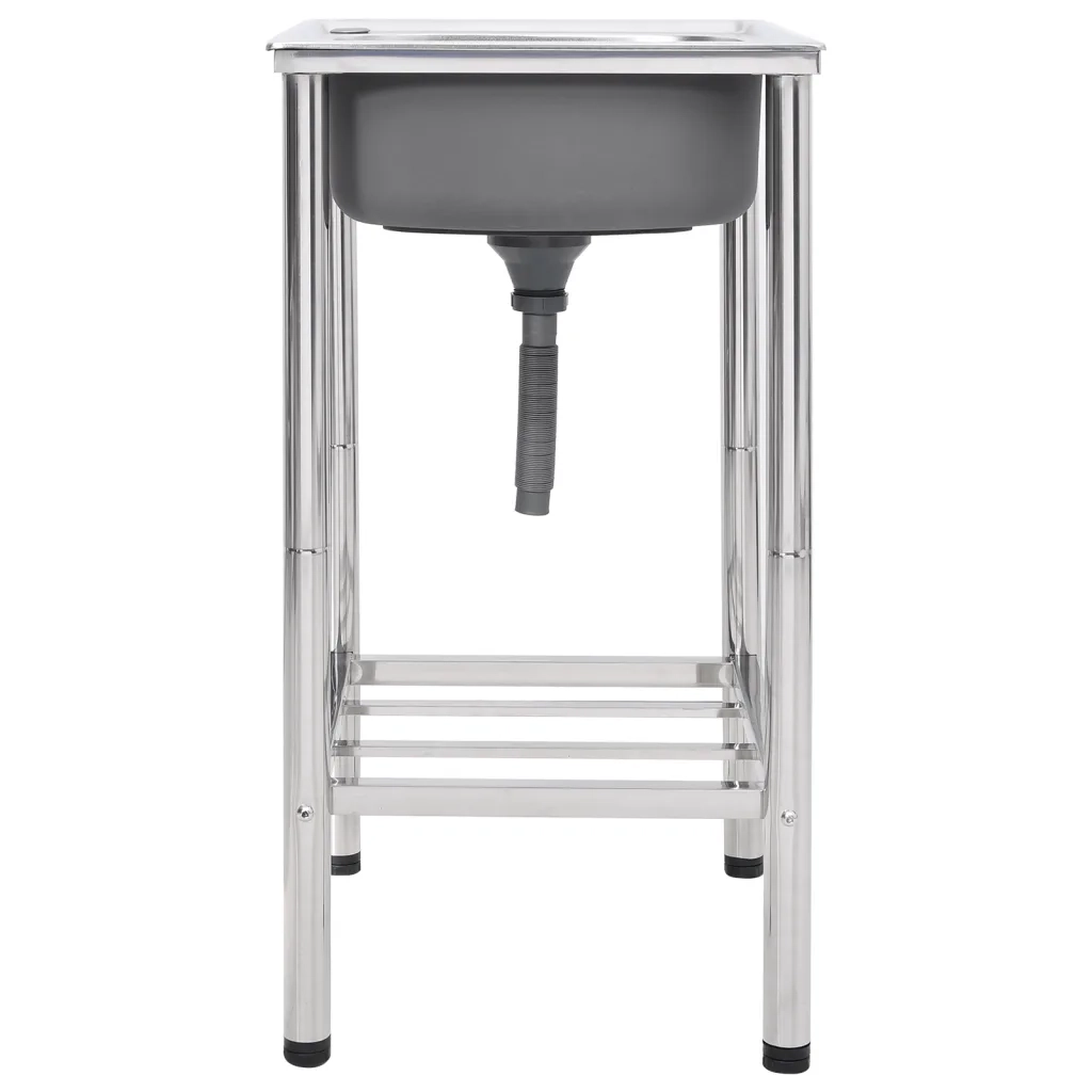 Lavello da Campeggio con Vasca Singola in Acciaio Inox CFW4786685