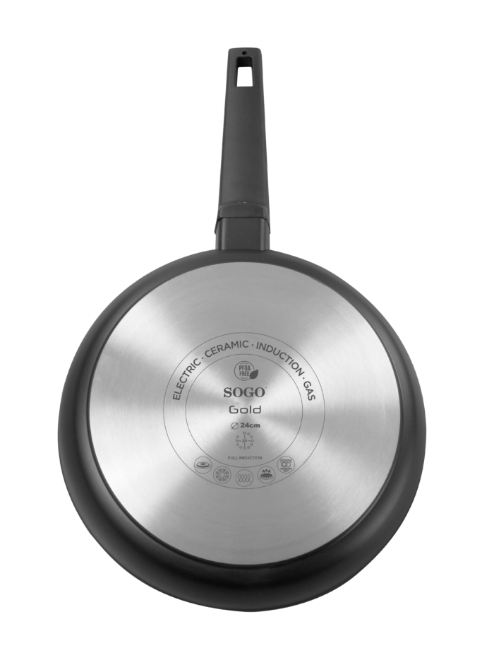 Padella antiaderente alluminio forgiato 18cm, rivestimento 3 strati QuanTanium, induzione e tutti i fuochi - SOGO